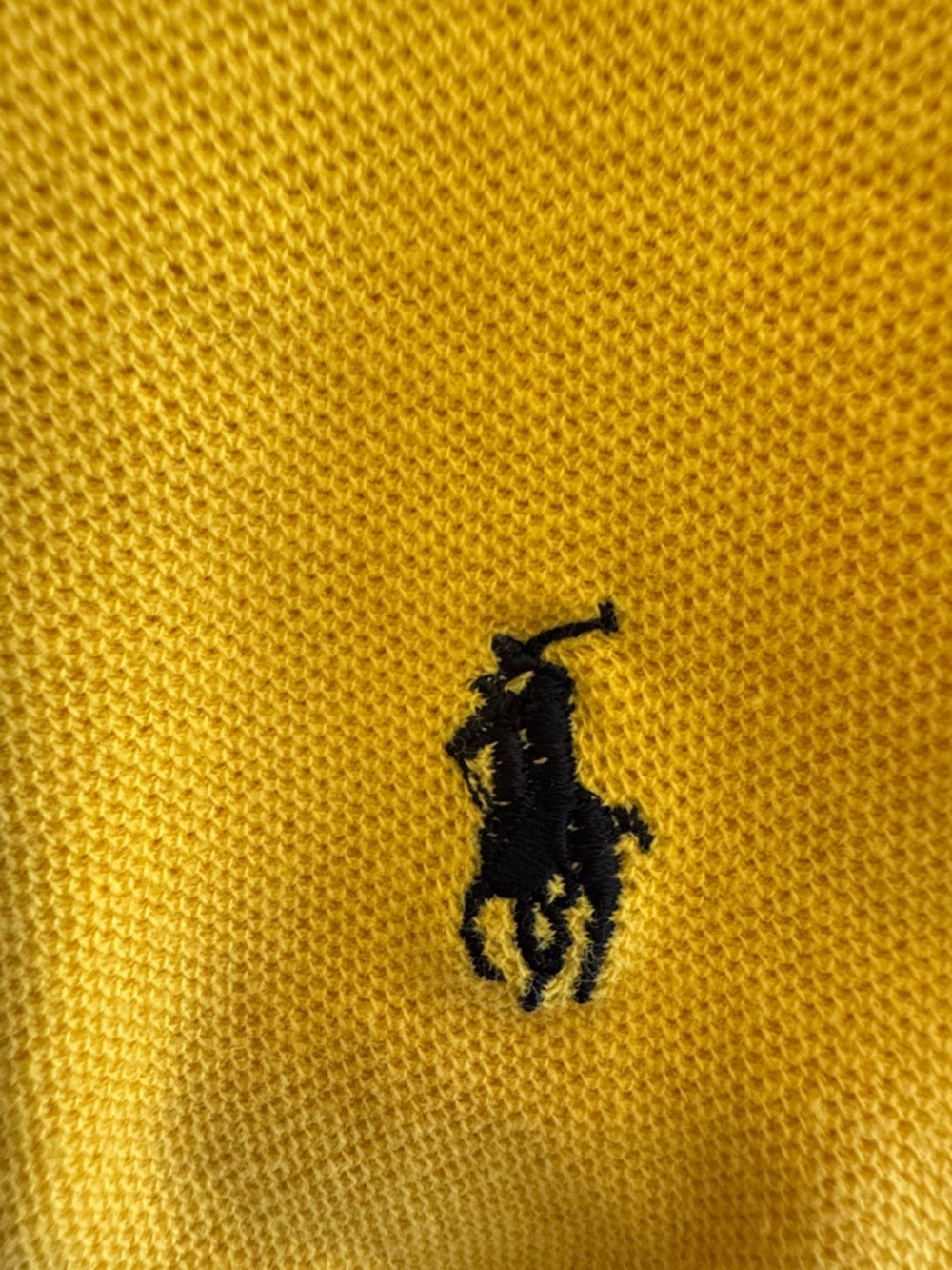 Polo by Ralph Lauren Yellow Men’s Polo Shirt - Picture 5 of 7